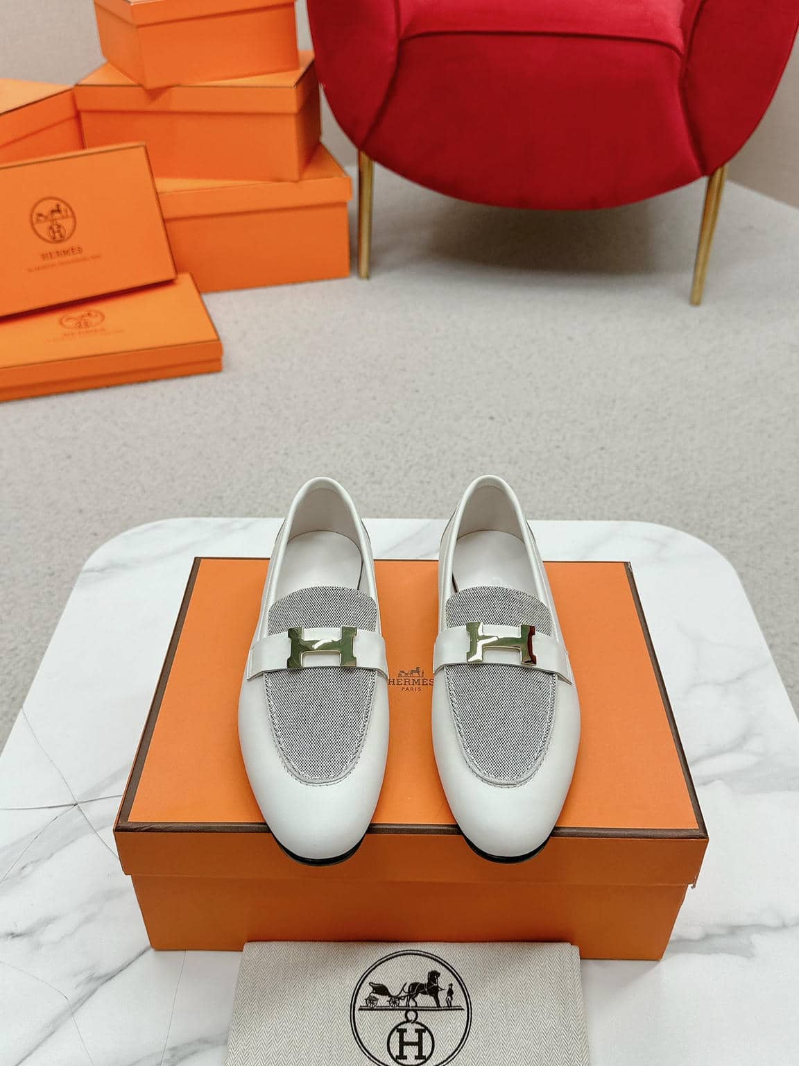 Hermes Loafer Ｈ-17